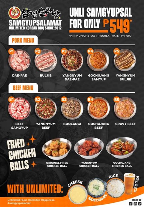 samgyupsalamat branch|SAMGYUPSALAMAT Branches + Price & Operating Hours .